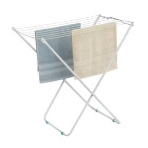 VARAL DE CHÃO AÇO PORTATIL BRANCO - COD 7001