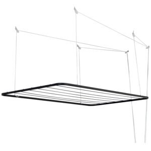 VARAL DE TETO AÇO PRETO - COD 7982