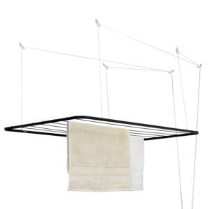 VARAL DE TETO AÇO PRETO - COD 7981