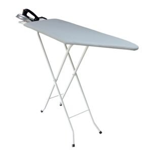 TABUA DE PASSAR ROUPA AÇO/MADEIRA  BRANCO - COD 8782