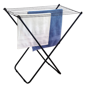 VARAL DE CHÃO AÇO PORTATIL PRETO - COD 9081