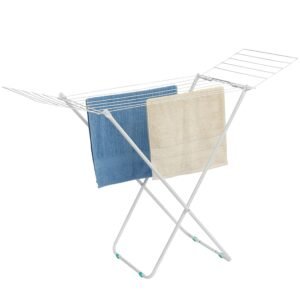 VARAL DE CHÃO AÇO BUENOS AIRES 2 ABAS BRANCO - COD 9861