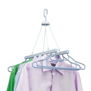 VARAL FÁCIL COM 8 CABIDES COR SORTIDA - COD 5996