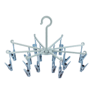 VARAL GUARDA CHUVA PLÁSTICO COM 16 PRENDEDORES COR SORTIDA -  COD 6995