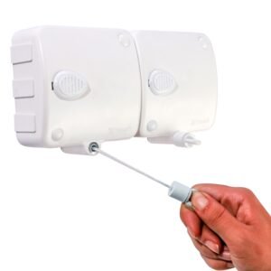 VARAL PAREDE PLÁSTICO STENDMAX 2 MÓDULOS BRANCO - COD 7266