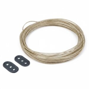 VARAL DE AÇO REVESTIDO COM PVC TRANSPARENTE 10 - COD 7280