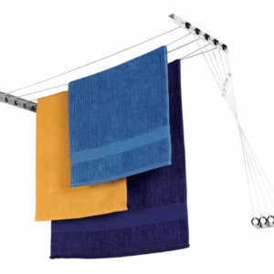 VARAL DE PAREDE AÇO INDIVIDUAL POLIMAX 5 CORDAS BRANCO - COD 7289