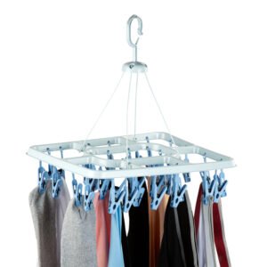 MINI VARAL RETANGULAR COM 36 PRENDEDORES COR SORTIDA - COD 7995