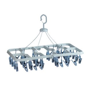 MINI VARAL DOBRÁVEL COM 48 PRENDEDORES COR SORTIDA -COD 7996