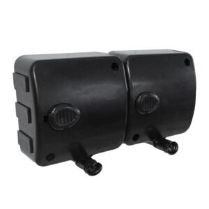 VARAL PAREDE PLÁSTICO STENDMAX 2 MÓDULOS PRETO - COD 9286