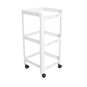 CARRINHO EM AÇO COM 2 ANDARES FLOW WHITE - COD 4022