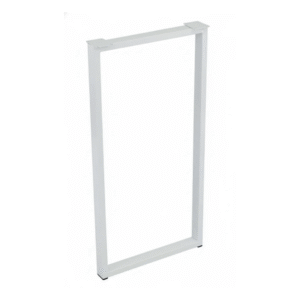 PÉ DE MESA INDUSTRIAL EM TUBO AÇO BRANCO - COD 9012