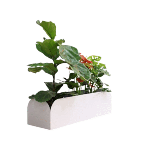 FLOREIRA DE CHÃO OU PAREDE FLOWER WHITE - COD 4010