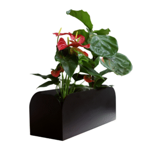 FLOREIRA DE CHÃO OU PAREDE FLOWER BLACK - COD 4005